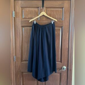 Yohji Yamamoto Asymmetry Pants Skirt Black Size 2 Japanese (Small)